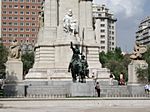 Madrid, Cervantes-Denkmal