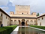 Granada, Alhambra, Mytenhof