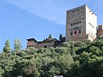Granada, Blick auf Alhambra
