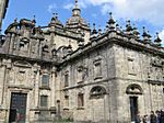 Kathedrale Santiago de Compostella, Seitenansicht