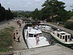 Ecluses von Fonseranes (Canal Midi) bei Beziers