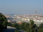 Blick von Piazza Michelangelo auf Zentrum