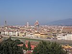 Blick von Piazza Michelangelo auf Zentrum