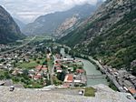 Aosta-Tal, Blick von Festung Bard (Italien)