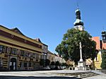K&ouml;szeg, Jurisics ter mit Rathaus