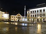 Gy&ouml;r, Szecheni ter abends
