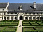 Abbaye de Fontefraud, Kreuzgang von oben