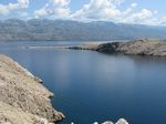 Blick von Insel Pag