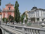 Ljubljana (Slowenien), bei Dreibr&uuml;cken