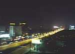 Peking, Blick aus Zimmer Hotel "Kumlun"